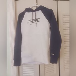 American Eagle Dark Blue And Grey Hoodie Size Small